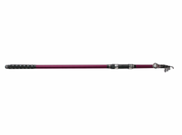 Canne à pêche télescopique OEM 4 sections 4m, développée en usine, en carbone FAST 24T, guides en acier inoxydable robustes, personnalisée pour la pêche en eau salée