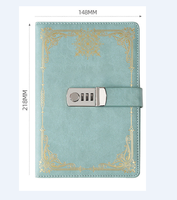 Carnet à mot de passe A5 au design haut de gamme et tendance, fabriqué en cuir PU, pages en papier rigide. Personnalisable. Achat en gros disponible