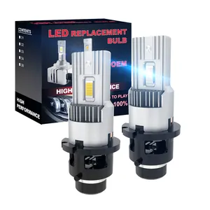 2024 Newest MINI D2S D4S LED Headlight Bulbs 9000LM 6000K With Canbus Decoding Plug And Play Replace Original Xenon Bulbs