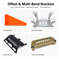 Supports de montage métalliques robustes personnalisés en acier, aluminium et acier inoxydable, revêtus par poudre