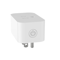 Prise intelligente mini 101AU 15A avec Wi-Fi, commande vocale Alexa, 2 ports USB, matériau PC, protection IP21