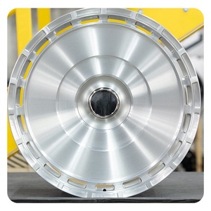 168 jantes monobloc forgées sur mesure de 21, 22 <span class=keywords><strong>et</strong></span> 24 pouces, pleines, à disque, usinées CNC <span class=keywords><strong>et</strong></span> brossées, pour voitures classiques <span class=keywords><strong>et</strong></span> anciennes Rolls Royce - Product Image 1