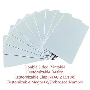 RFID PVC Plastic White <strong>Blank</strong> <strong>Card</strong> 125KHz 13.56 NFC Hotel Door Room Key <strong>Cards</strong> Contactless Access Control Printable <strong>Business</strong> Photo - Product Image 4