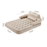 Matelas pneumatique double MingChan avec pompe intégrée, matelas pneumatique de camping