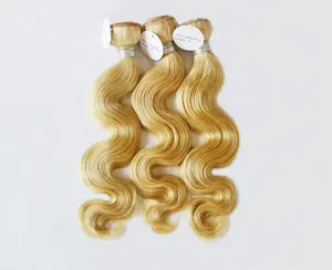 Groothandel Beste Kwaliteit Fayuan Rauw Maagdelijk Haar Human Extension Blonde Body Wave Haar