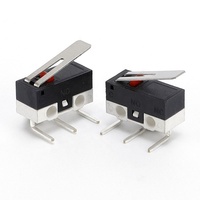 KW10 125V 3Pin SPDT Limit Micro Switch Long Levier de charnière Bouton poussoir momentané Micro Limit Switch