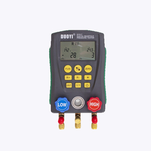 เกจวัดความดันดิจิตอล DY517 สำหรับระบบ HVAC ตรวจสอบการรั่วไหลของสุญญากาศและอุณหภูมิ - Product Image 1
