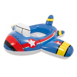 Flotador inflable de PVC grueso para niños, asiento de anillo de natación duradero, crucero, avión, piscina, tubo de natación - Product Image 1