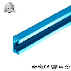 1200mm de Long couleur bleue universel 19mm largeur t piste travail du bois en alliage d'<span class=keywords><strong>aluminium</strong></span> t fente scie à onglets Rail t profil de piste - Product Image 4