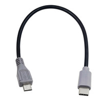 Mini 5P mâle vers type-c mâle adaptateur OTG plomb Micro USB C mâle vers mâle convertisseur avec Protection OTP nouveau câble de données d'état