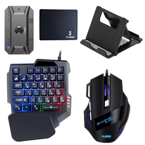 Adaptador para Juegos Móviles Compatible con Android e iOS, 5 Piezas, Convertidor de Teclado y Ratón, Base de Conexión para Teclado y Ratón - Product Image 1