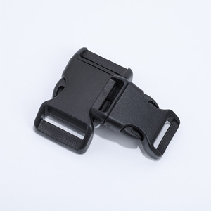 Boucle en plastique noir pour poussette et porte-bébé, 1,5 cm, 2,0 cm, 2,5 cm, couleur unie - Product Image 1