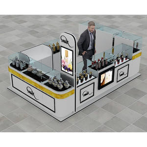 Quiosco de madera para centro comercial, soporte pequeño para teléfono móvil, pantalla de tienda de cosméticos, Perfume, venta al por menor - Product Image 3