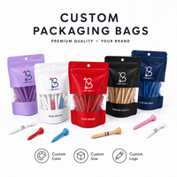 Support de balles écologique, accessoires de golf, pack de 70 mm et 83 mm, tees de golf biodégradables pour parcours de golf, tees de golf en bambou avec logo personnalisé