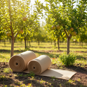 Malla de Protección para Troncos de Árboles de Yute, 7.8 Pulgadas x 9.8 Pies, Malla de Jardín para Protección Contra el Viento, para Árboles Frutales, Modelo D0100X3BS5P - Product Image 2