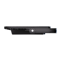 Projecteur solaire rechargeable crépuscule-aube 30W 50W 100W, mini projecteur solaire 3-en-1 avec brevet de conception de perles lumineuses, 180Lm/W, pour jardin