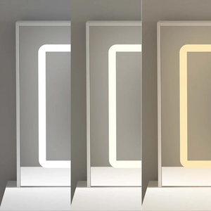 <strong>Large</strong> Storage Space Smart French White Sliding Touch Control <strong>Mirror</strong> <strong>Dressing</strong> <strong>Table</strong> Set with Stool and <strong>Mirror</strong> - Product Image 6