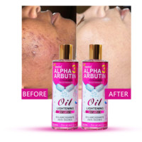La Nouvelle Huile Corporelle Nettoyante Carotone Éclaircissante au Curcuma Parfumée Arabe pour Massage, Huile Éclatante pour la Peau