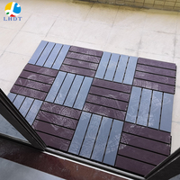 Carrelage de pont en bois et plastique Composite, bricolage, Interlock, carrelage de pont, porche, piscine, balcon, arrière-cour