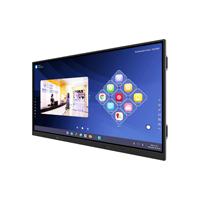 Écran plat interactif de 75 pouces, écran tactile infrarouge multi-touch pour réunions/enseignement, avec support mural/support mobile