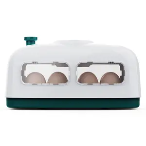 Kleine Trein Ei Incubator, 8 Eieren Pluimvee Hatcher Met Vochtigheid Temperatuurregeling, Led Kaarshouder En Display Incubator