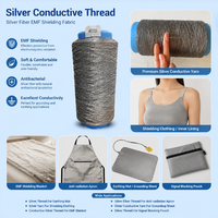 Filament en fil d'argent haute conductivité, antistatique et antibactérien, pour blindage de chapeaux, sous-vêtements et vêtements - Vente en gros