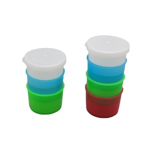 Vasos de Plástico para Medicamentos con Tapa, Rojo, Verde, Azul, Blanco, Moldeados por Soplado, Varios Tamaños, Uso Médico - Product Image 4