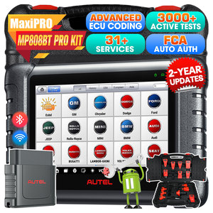 For MaxiPRO MP808BT PRO Kit OBD2 Car <b>Diagnostic</b> <b>Tool</b> for Fuel Injector Cleaner Code Reader Universal Fitment 1-Year - Product Image 1