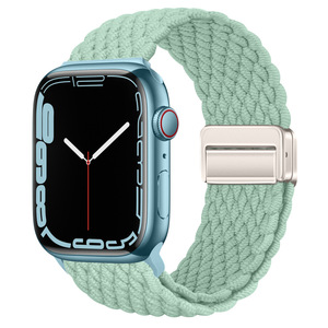 Correa de Reloj de Nuevo Estilo para <span class=keywords><strong>Apple</strong></span> <span class=keywords><strong>Watch</strong></span> 11, Cierre Magnético, Correa de Reloj de Nailon Trenzado - Product Image 6