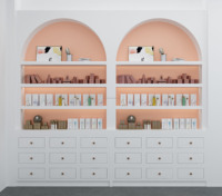 Table de manucure de haute qualité avec armoire à poudre, table à ongles simple, double ou triple avec 4 tiroirs pour plateau en marbre