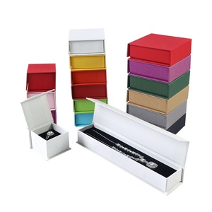 Magnetic Cardboard Jewelry <b>Box</b> Bulk Black Cardboard Jewelry <b>Gift</b> <b>Box</b> Bulk <b>Cheap</b> Custom Matt White Magnetic Jewelry <b>Box</b> Gold logo - Product Image 4