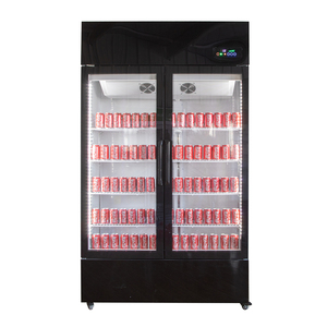 Réfrigérateur vertical commercial à double porte de 600 l, vitrine réfrigérée à basse température pour les magasins de proximité - Product Image 6