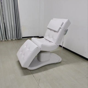 DM Adjustable 3 Motors <b>Electric</b> Facial Bed Stain Resistant Leather For Spa Skincare - Product Image 5