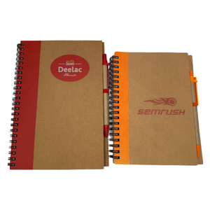 Khuyến mại A5 máy tính xách tay với chủ bút máy tính xách tay tùy chỉnh với bút tùy chỉnh Kraft máy tính xách tay - Product Image 2