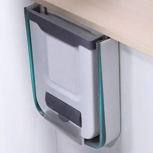 HEYRV 7L 10L <span class=keywords><strong>Poubelle</strong></span> de cuisine pour <span class=keywords><strong>camping</strong></span>-<span class=keywords><strong>car</strong></span>, caravane et maison, en matériau PP, design pliable polyvalent, à suspendre, gain de place, facile à nettoyer - Product Image 1