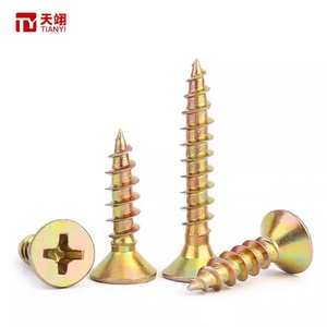 Galvanized Stainless Steel Carbon Self-Tapping Industrial Tornillo Truss Hex Head Wood Screws for Kitchen Living Room Particle - Product Image 2