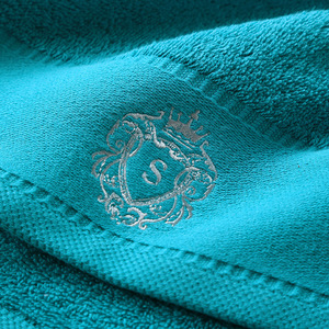 <span class=keywords><strong>Serviette</strong></span> de Toilette Hôtelière en Coton Égyptien 100% de Haute Qualité, Séchage Rapide et Super Absorbante, <span class=keywords><strong>Broderie</strong></span> <span class=keywords><strong>Personnalisée</strong></span>, Couleur Unie pour Salle de Sport ou Cadeau - Product Image 2