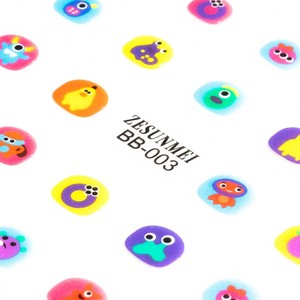 Pegatinas 3D para Uñas, Adhesivos Decorativos de Papel y Plástico con Diseños Lindos y Modernos para Niñas, Decoración de Manicura - Product Image 6