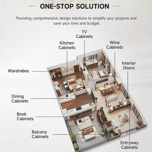 Vendita Diretta dalla Fabbrica: Mobile <span class=keywords><strong>Armadio</strong></span> Su Misura di Lusso Stile Francese e Toeletta per Camere da Letto e Camere per Bambini - Product Image 6