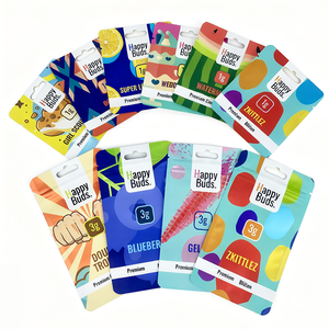 מותאם אישית מודפס 3.5g 35 גרם ריח הוכחה ילד מחדש אקזוטיים מגע רך אכיל אריזת שקיות mylar עם הלוגו שלי - Product Image 3