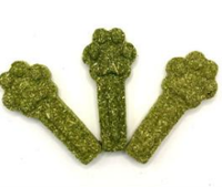 Bâtonnets à mâcher Mochi en herbe de Timothy et luzerne pour lapins, friandise pour petits animaux de compagnie cuite à basse température, personnalisation OEM disponible