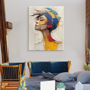 <span class=keywords><strong>Abstrait</strong></span> 3D Effet <span class=keywords><strong>Visage</strong></span> <span class=keywords><strong>Peinture</strong></span> Toile Moderne Coloré Art Moderne Original Art <span class=keywords><strong>Abstrait</strong></span> Grande Toile Art <span class=keywords><strong>Peinture</strong></span> Toile - Product Image 3