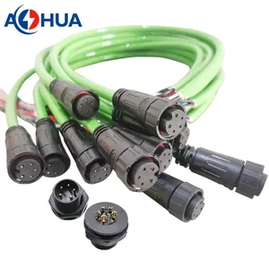 Power Signal Wire Combined 2+3pin M20 Male Female Waterproof Connector For Medical Machine