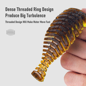 Leurre de pêche souple en PVC Kingdom Hot Sale Dancing Leaves, pour eau salée/d'eau douce, pour la pêche au black-bass, 95 mm/12,5 g, en vente - Product Image 3