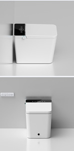 Nouvelle toilette intelligente à capteur carré, WC en céramique à commande à distance, nettoyage automatique avec eau HD-2788 CUPC pour salle de bain - Product Image 3