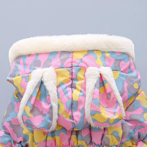 Vêtements pour bébés, manteau en fourrure d'hiver pour filles, manteau en fourrure de lapin pour enfants, fabriqué en Chine - Product Image 4