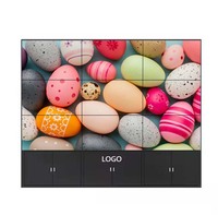 46 ila 55 İnç 3.5mm Çerçevesiz LCD Mini-LED 1080p HDMI 2.1 60Hz Video Duvar Paneli 2x2 3x3 Reklam Ekranı