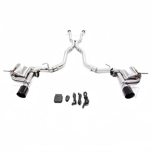 Sistema di Scarico OEM Catback per <span class=keywords><strong>Jeep</strong></span> Grand <span class=keywords><strong>Cherokee</strong></span> Trackhawk 6.2L 6.4L con Silenziatore, Controller e Terminali - Product Image 1