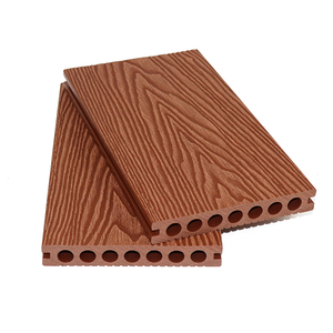 Thân Thiện Với Môi Trường Không Thấm Nước Bằng Gỗ Nhựa <span class=keywords><strong>Composite</strong></span> Sàn OEM Ngoài Trời Ánh Sáng Màu Xám Coextrusion Wpc Decking - Product Image 4