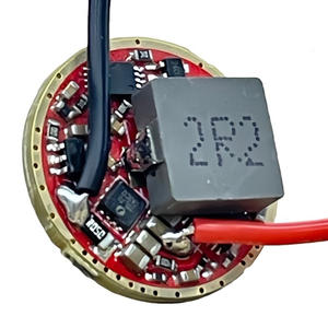 Carte de circuit imprimé de suralimentation UVC 22 mm |   Entrée 3V-4.2V, sortie 6V 1.4A |   Convient aux émetteurs LED 10W 255/275/310/340nm |   Pièce détachée pour lampe torche DIY - Product Image 4